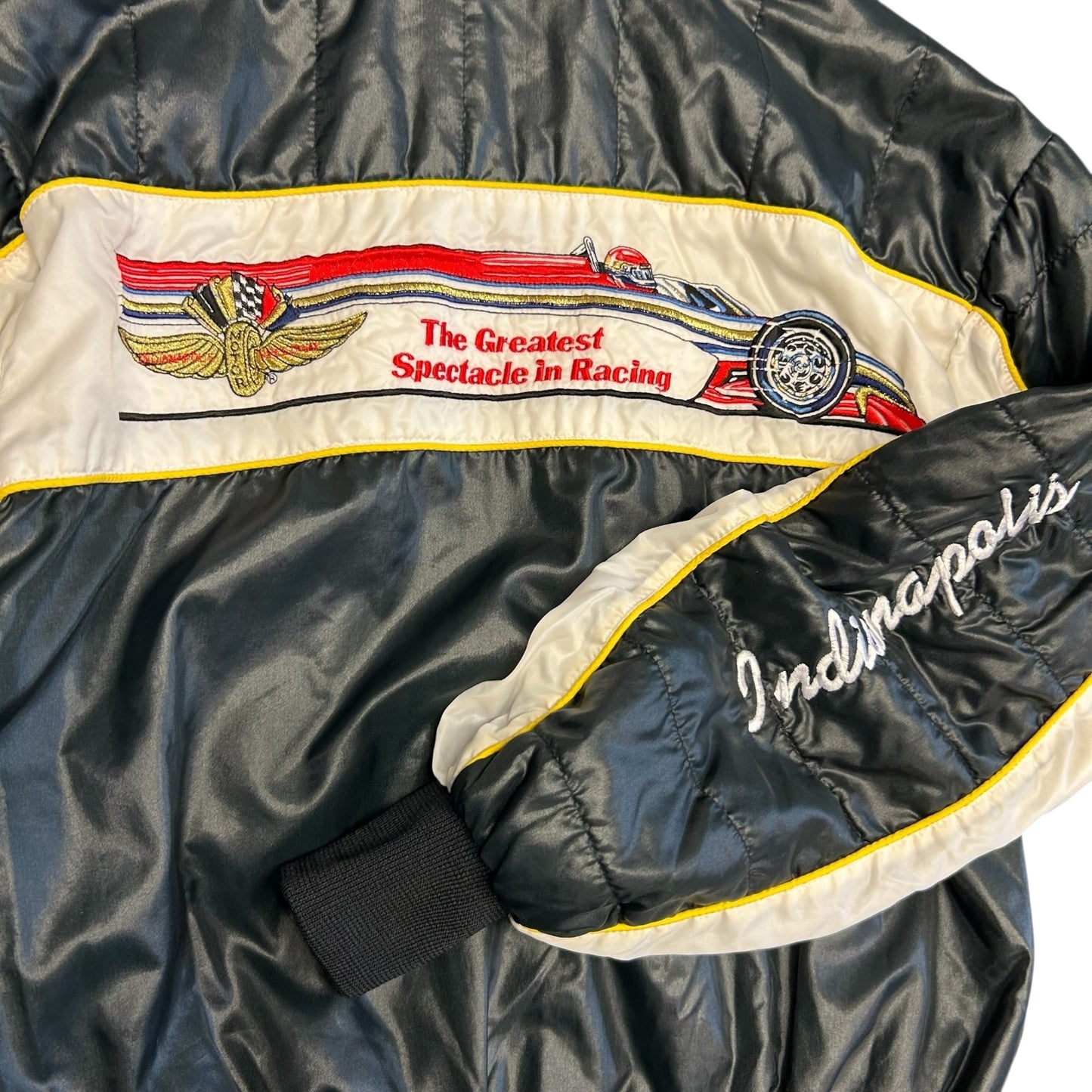 Vintage Indianapolis Speedway Racing Bomber Jacket
