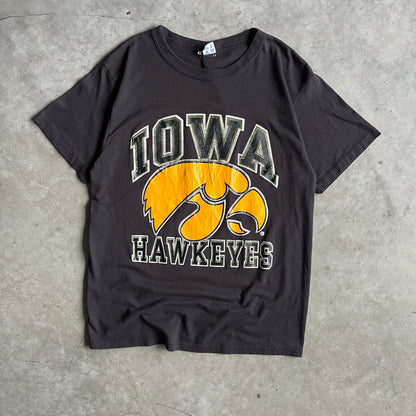 Vintage Champion Iowa Hawkeyes Big Logo Tee