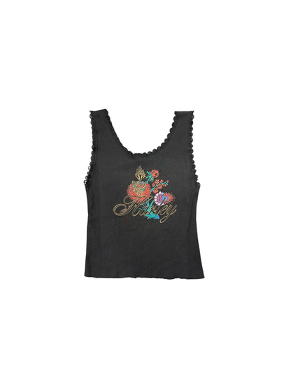 Women’s 80’s Harley Davidson Black Lace Tank