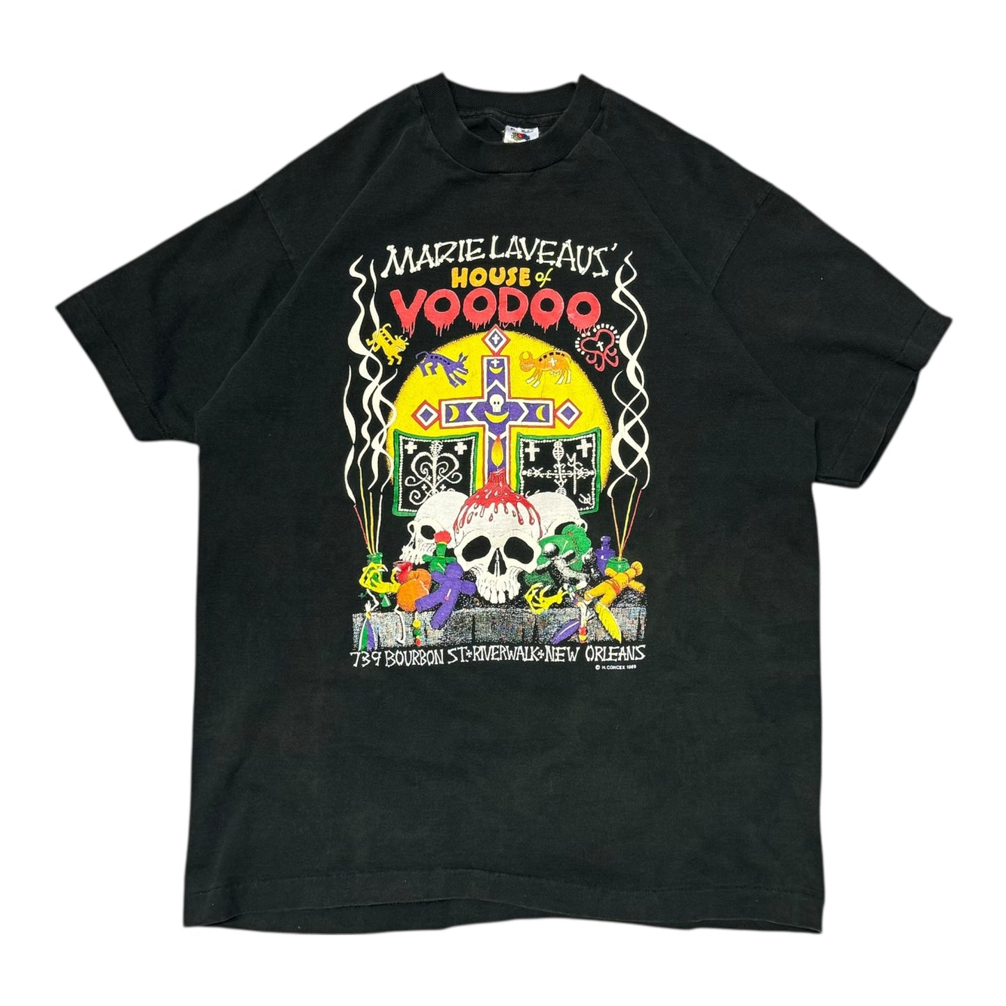 Vintage ‘89 Marie Laveaus’ House Of Voodoo Tee