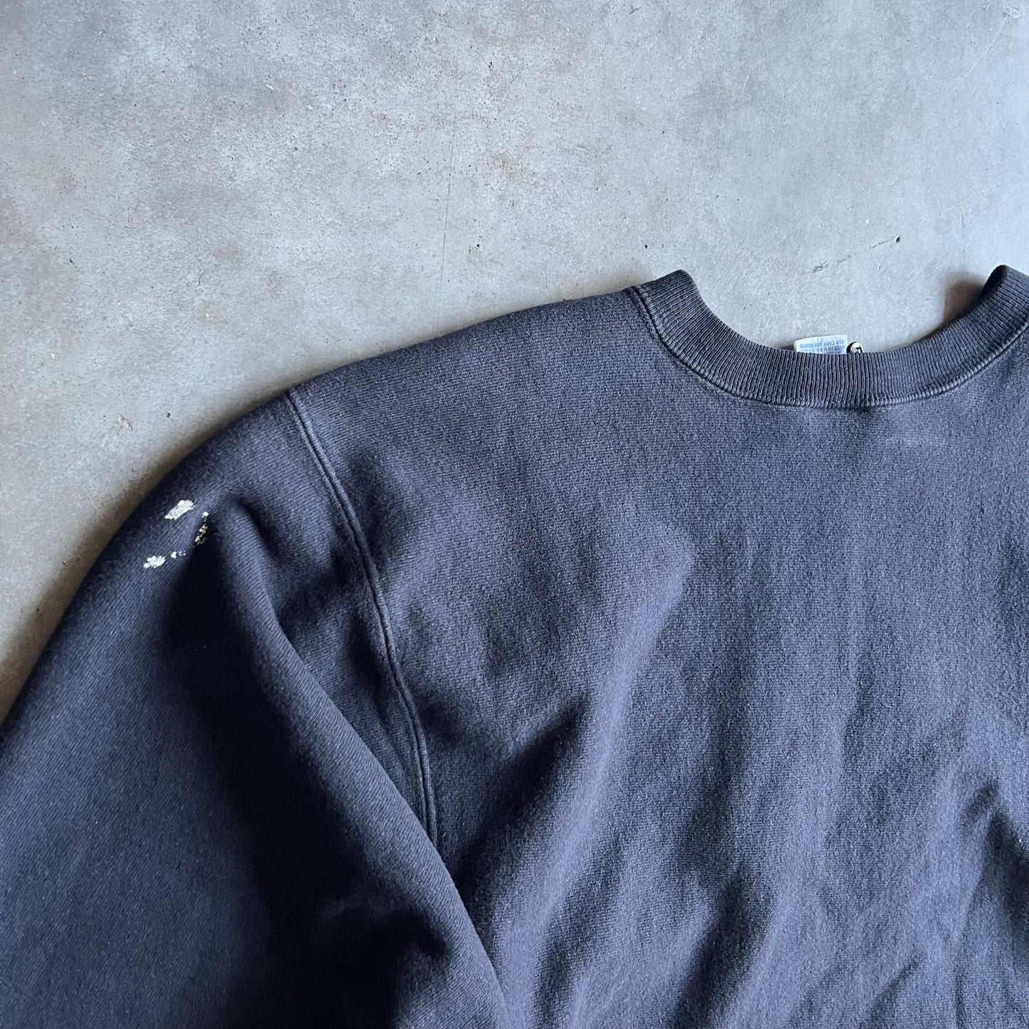 Vintage Black Champion Reverse Weave EAE Sweatshirt