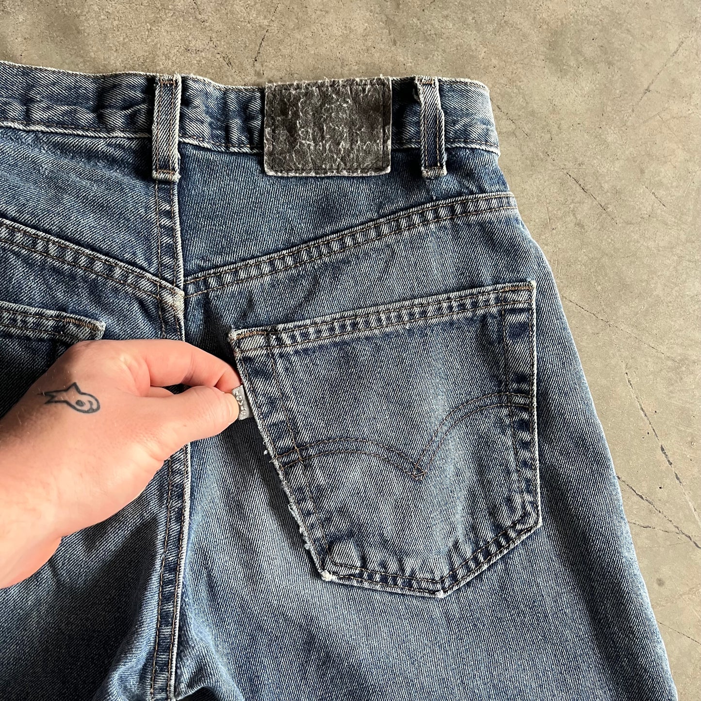 Vintage Levi’s Silvertab Baggy Mega Wide Mud Wash