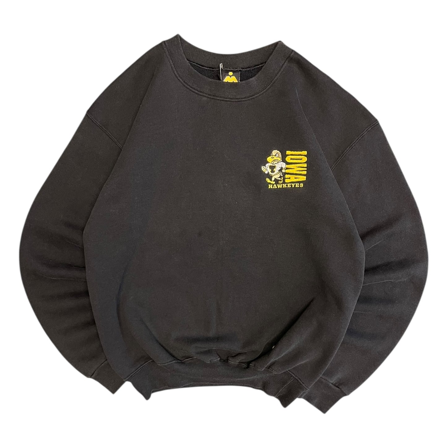 Vintage Iowa Hawkeyes Mini Logo Embroidered Sweatshirt