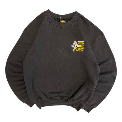 Vintage Iowa Hawkeyes Mini Logo Embroidered Sweatshirt