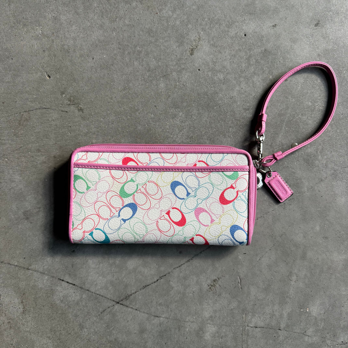 Coach Y2K Multicolor Wristlet