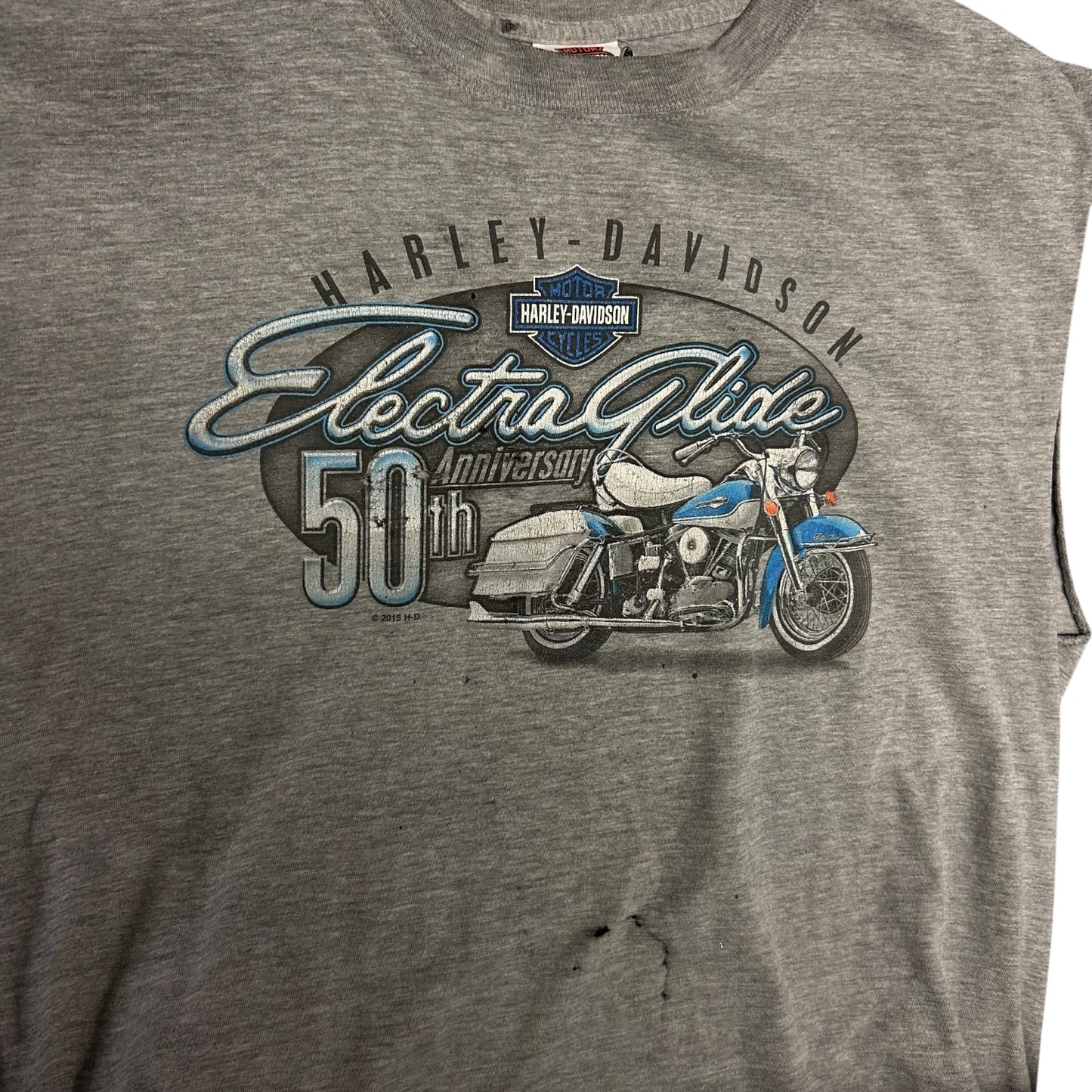 Y2K Harley Davidson Electra Glide Cut Off Tee