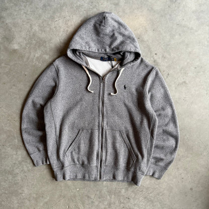 Polo Ralph Lauren Heather Grey Heavyweight Zip Up Hoodie