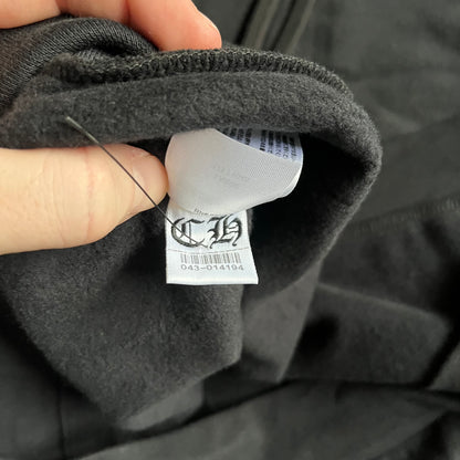 Chrome Hearts Blue Spell Out Horseshoe Hoodie