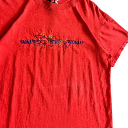 Vintage Disney Mickey Inc Walt Disney World Embroidered T Shirt