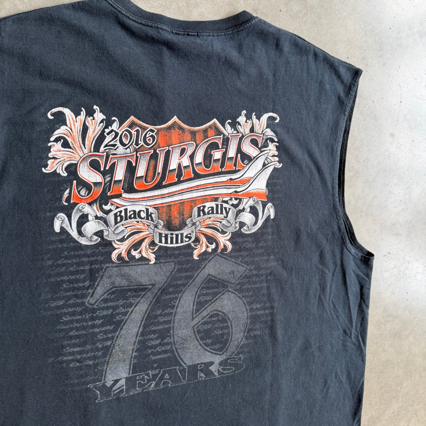 Strugis 2016 76th Year Winged Shield Sleeveless Tee