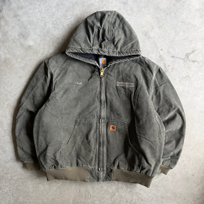 Carhartt ‘J130 MOS’ Moss Green Active Jacket w/ Embroidery