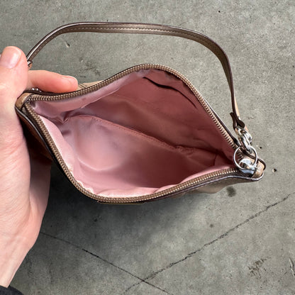 Coach Y2K Gold Wristlet