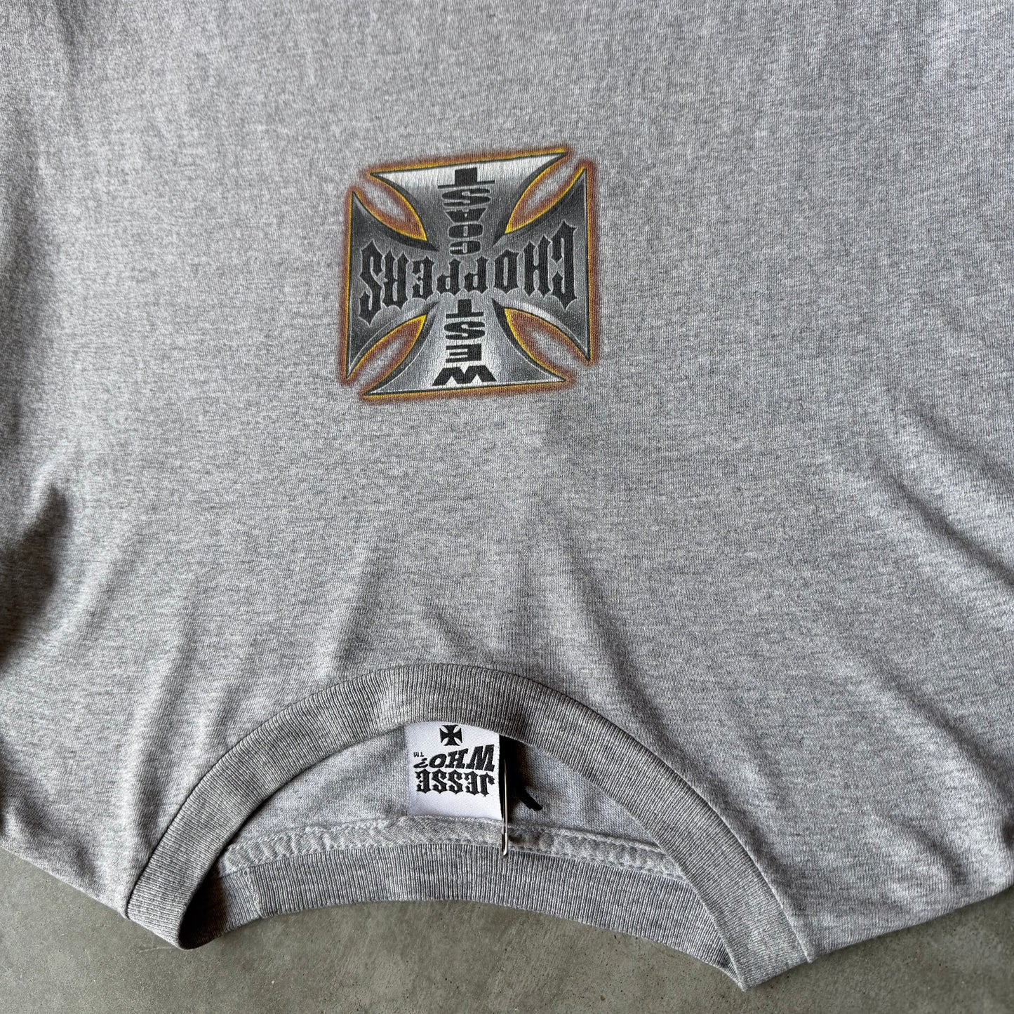 Vintage Jesse Who West Coast Choppers Grey Longsleeve