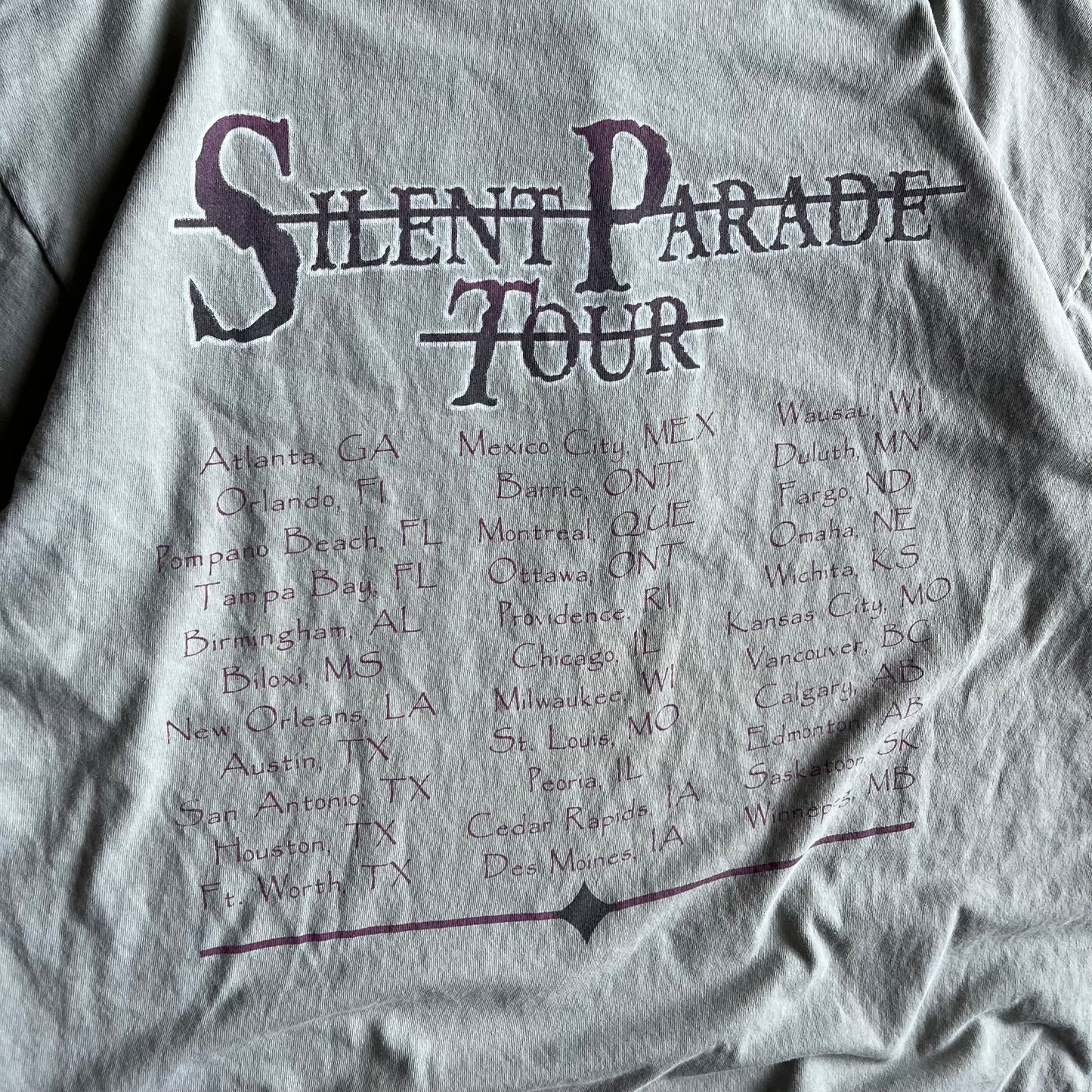 Vintage Collective Soul Silent Parade Tour Tee