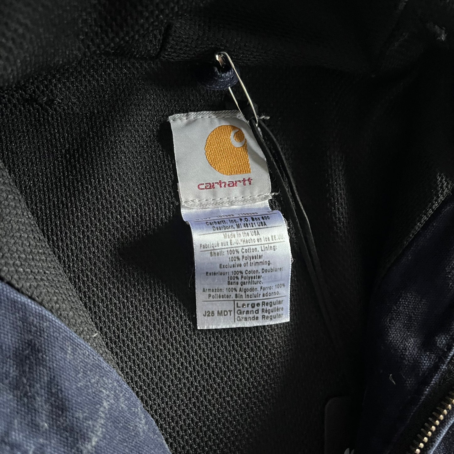 Carhartt ‘J25 MDT’ Midnight Navy Jacket