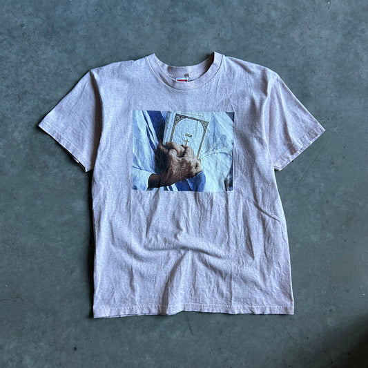 Supreme FW18 Bible Tee (Heather Pink)