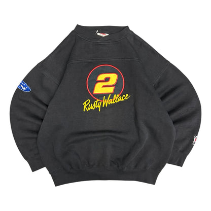 Vintage Nutmeg Rusty Wallace 2 Black Sweatshirt