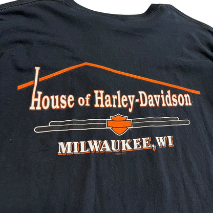 Y2K Harley Davidson 105 Anniversary Bridge Tee