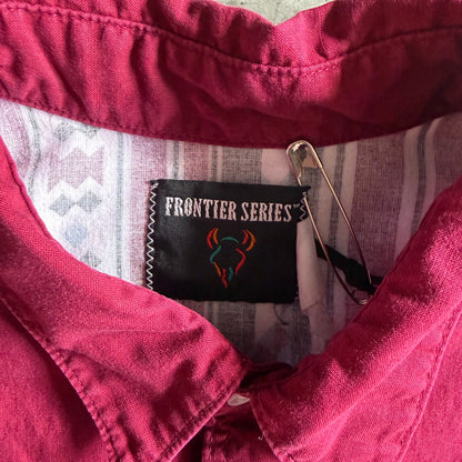 Vintage Frontier Series Western Pearl Snap Shirt
