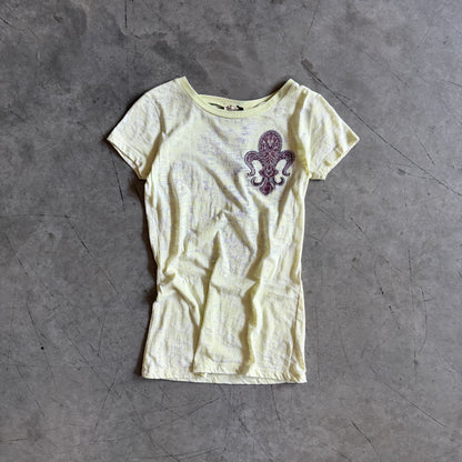 Y2K Vocal Yellow Acid Fleur Tee