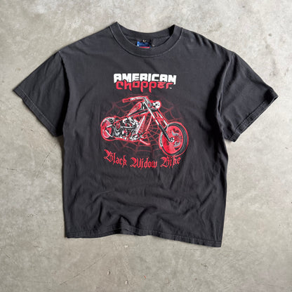 Vintage American Chopper Black Widow Bike Tee