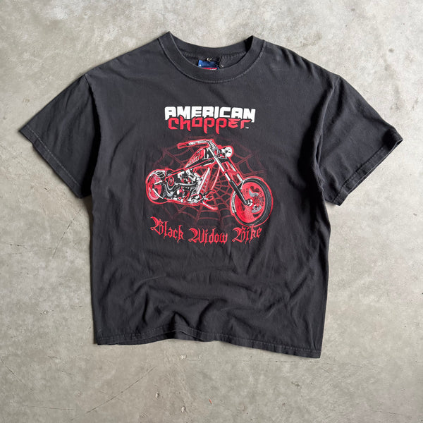 Vintage American Chopper Black Widow Bike Tee