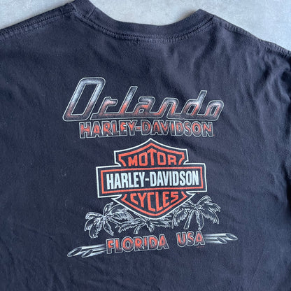 Vintage Orlando Harley Davidson Spell Out Tee