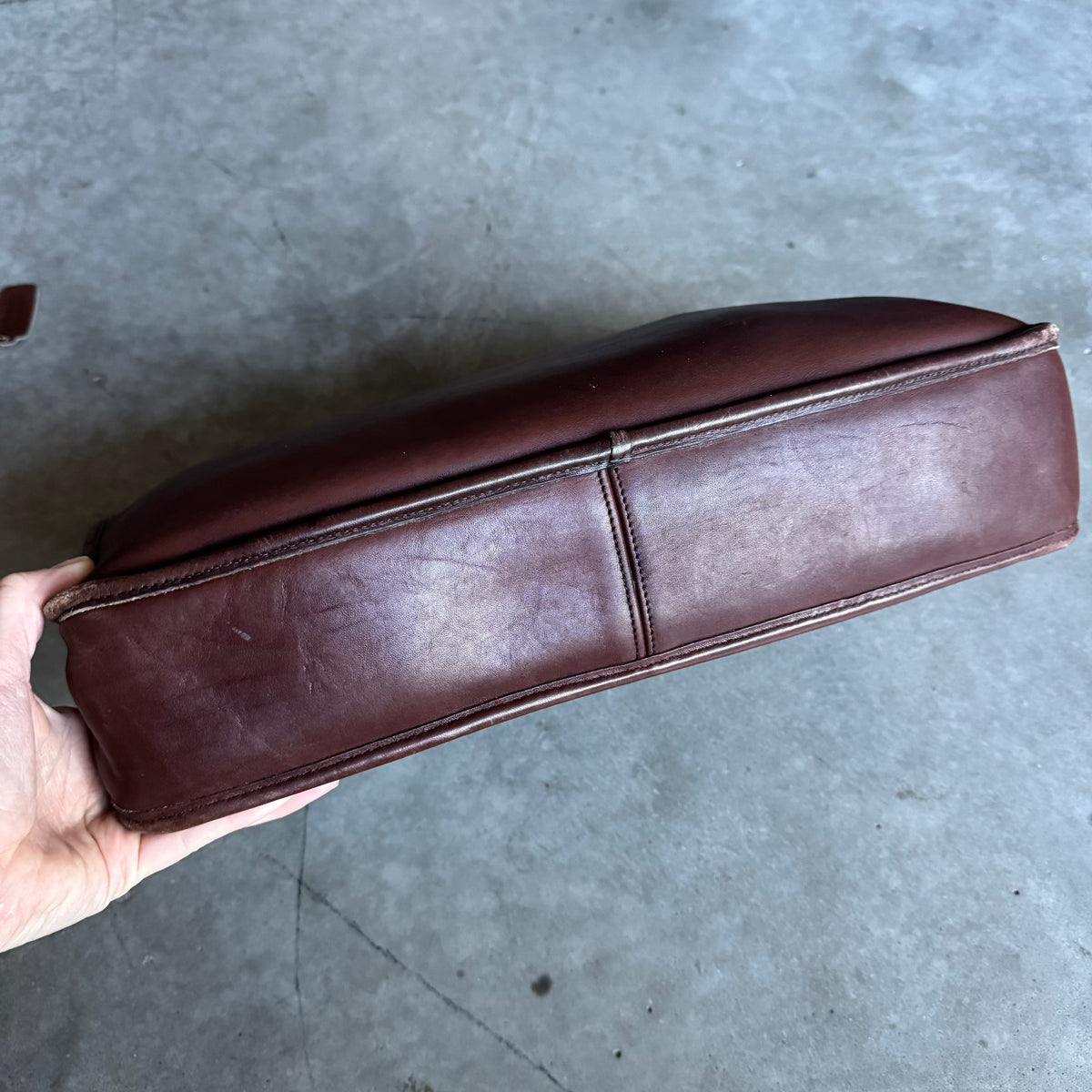 Coach 80s Mahogany Lexington Brief Case Made In United States