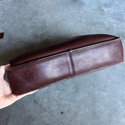Coach 80s Mahogany Lexington Brief Case Made In United States