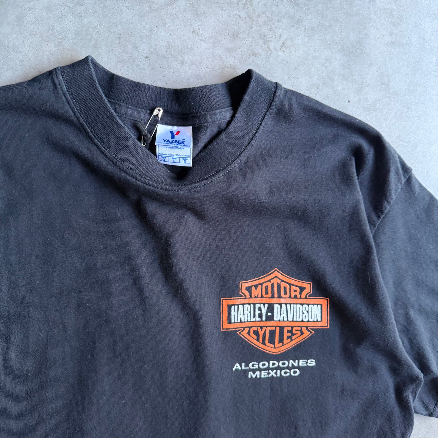 Vintage Mexico Harley Davidson ‘One Hot Piece Of Steel’ Tee