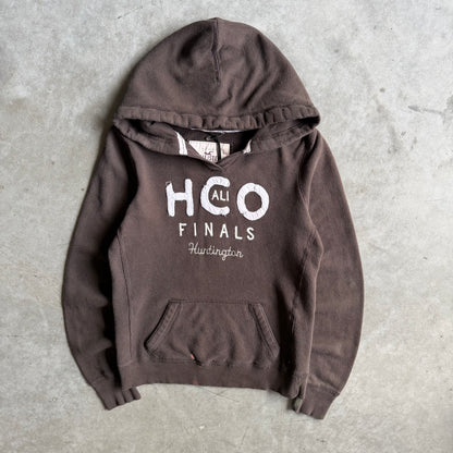 Women’s Y2K Hollister Mocha Brown Huntington Beach Hoodie