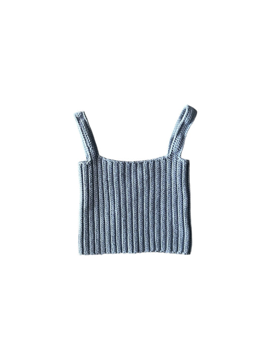Women’s Blue Crochet Tank