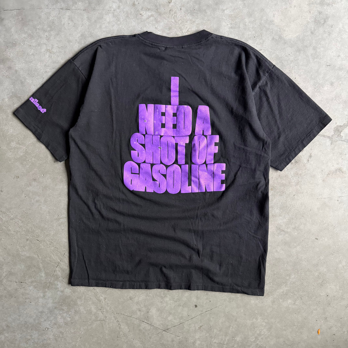 Vintage Cinderella ‘Night Songs’ I Need A Shot Of Gasoline T Shirt