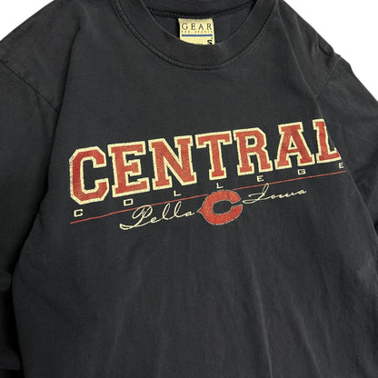 Vintage Central College Pella Iowa Navy L/S Tee