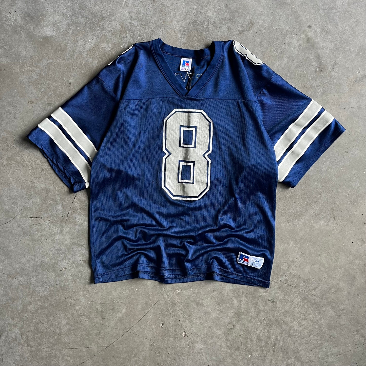 Vintage Russell NFL Troy Aikman Cowboys #8 Jersey