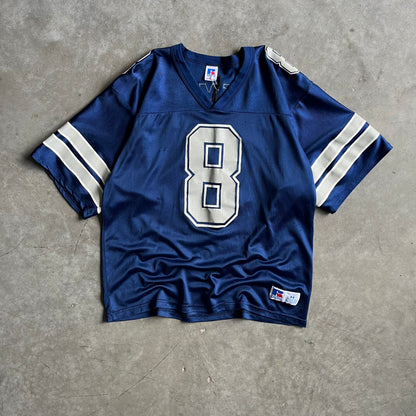 Vintage Russell NFL Troy Aikman Cowboys #8 Jersey