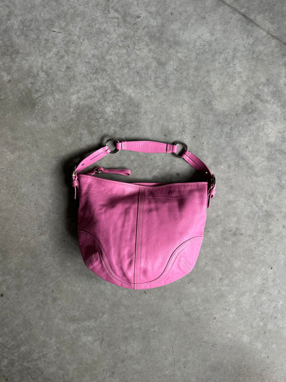 Y2K Coach Rare Barbie Pink Large Hobo Shoulder Bag Mint Condition