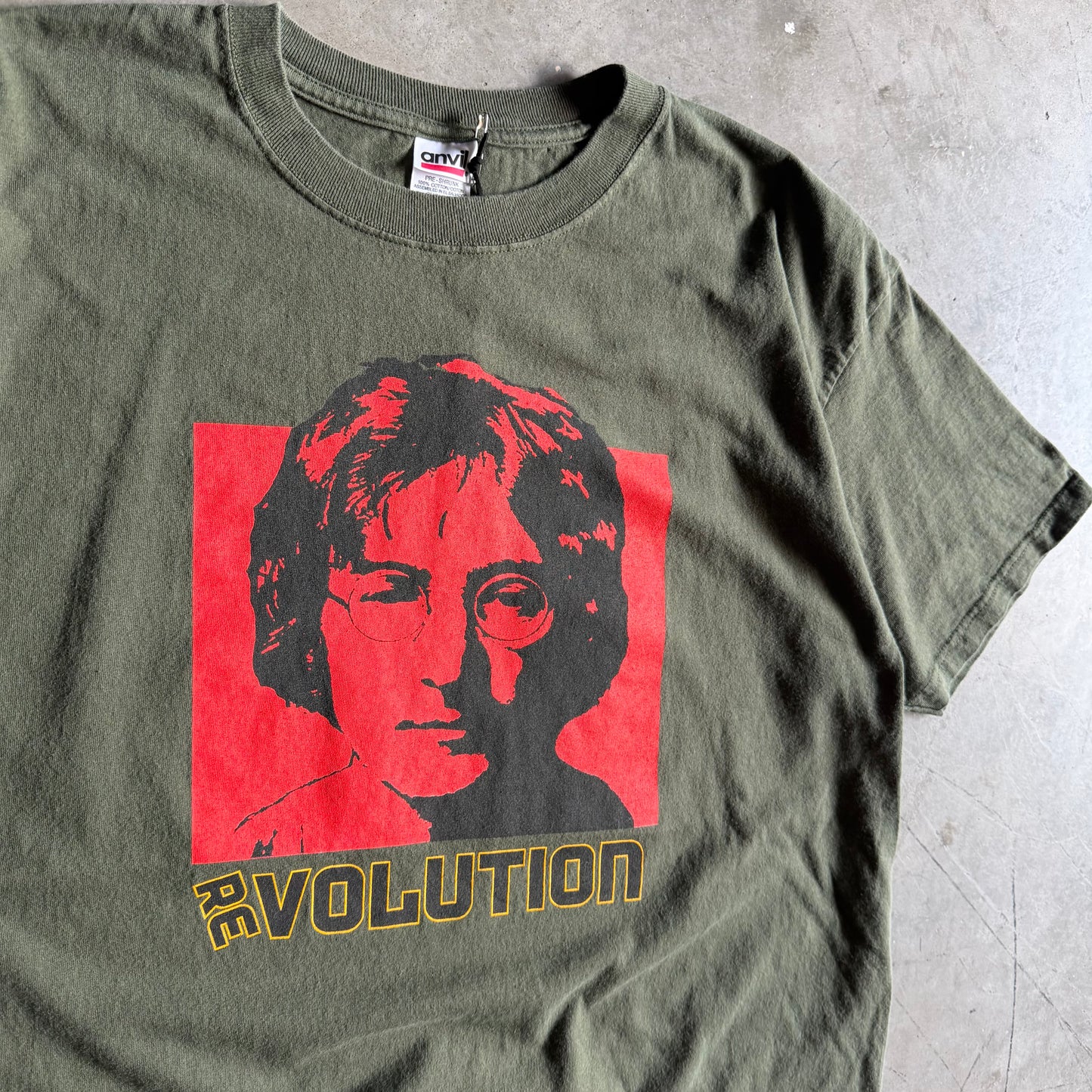 Y2K John Lennon “Re-Volution” Portrait Tee