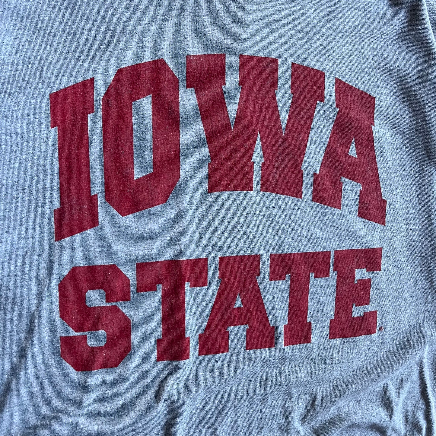 Vintage Iowa State Red Spell-Out Tee
