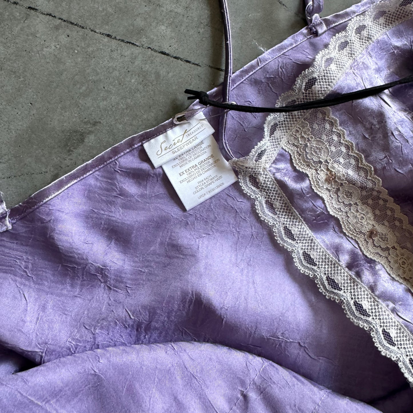 Women’s Y2K Purple Lace Fairy Camisole