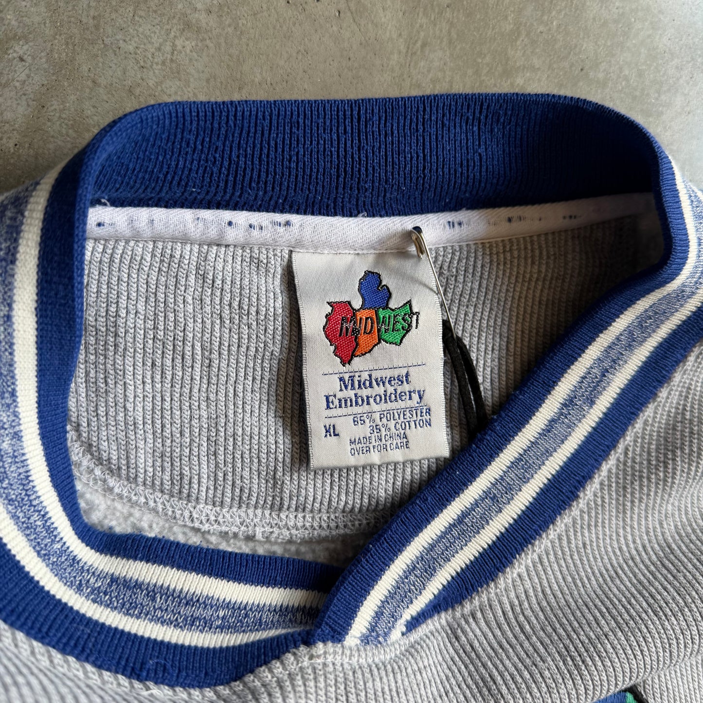 Vintage Midwest ‘97 Brickyard 400 Waffle Knit Sweatshirt