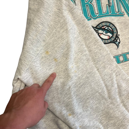 Vintage Nutmeg Florida Marlins MLB Hoodie