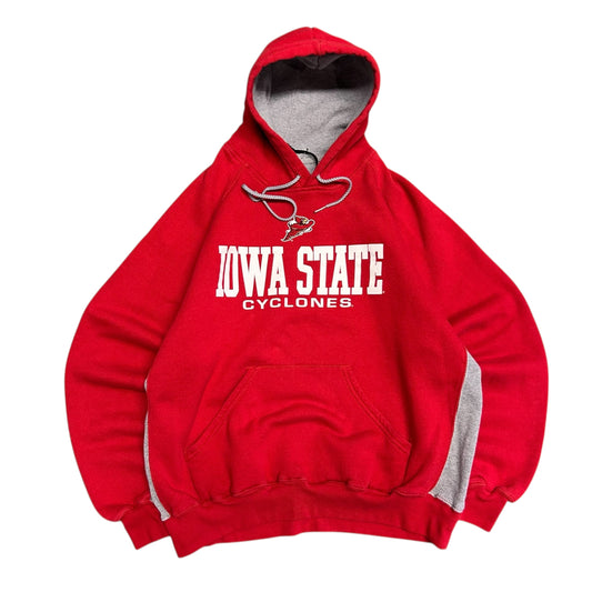 Vintage Iowa State Cyclones Thermal Lined Red Hoodie