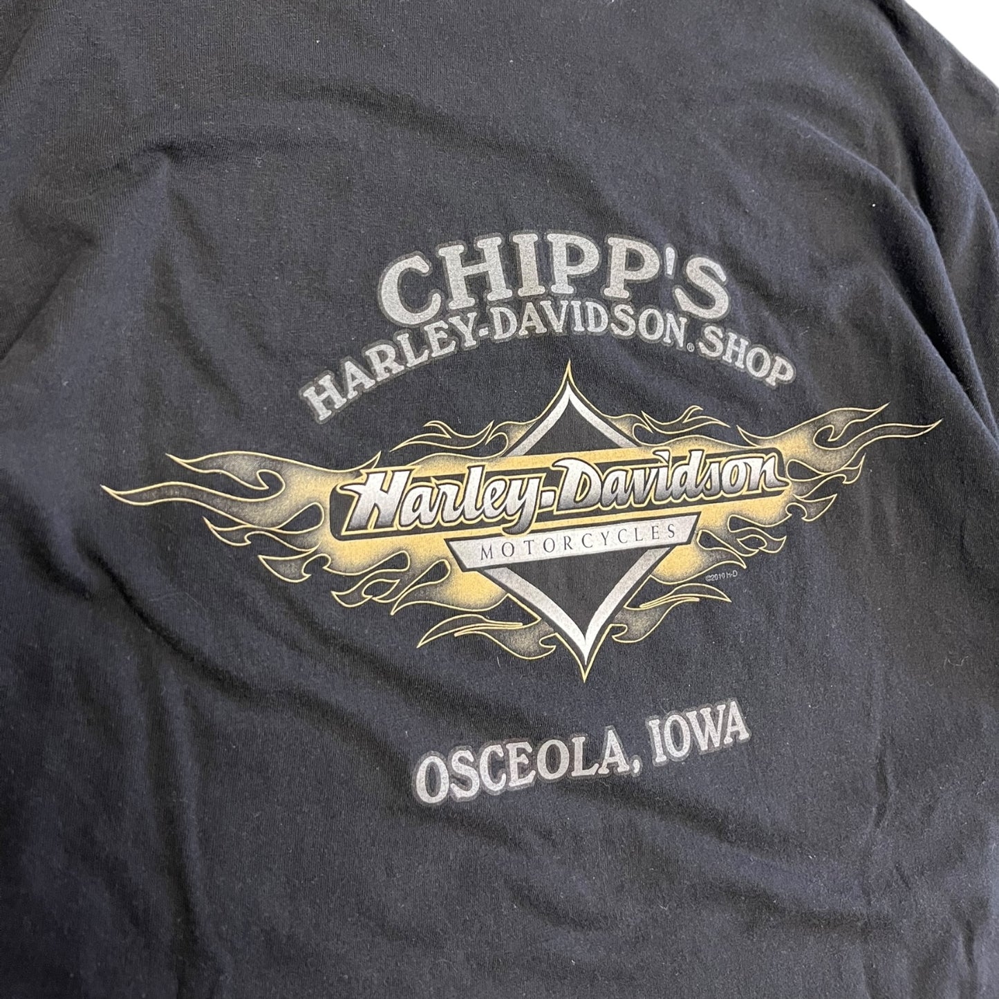 Y2K Harley Davidson Chipp’s Spell-Out Tee