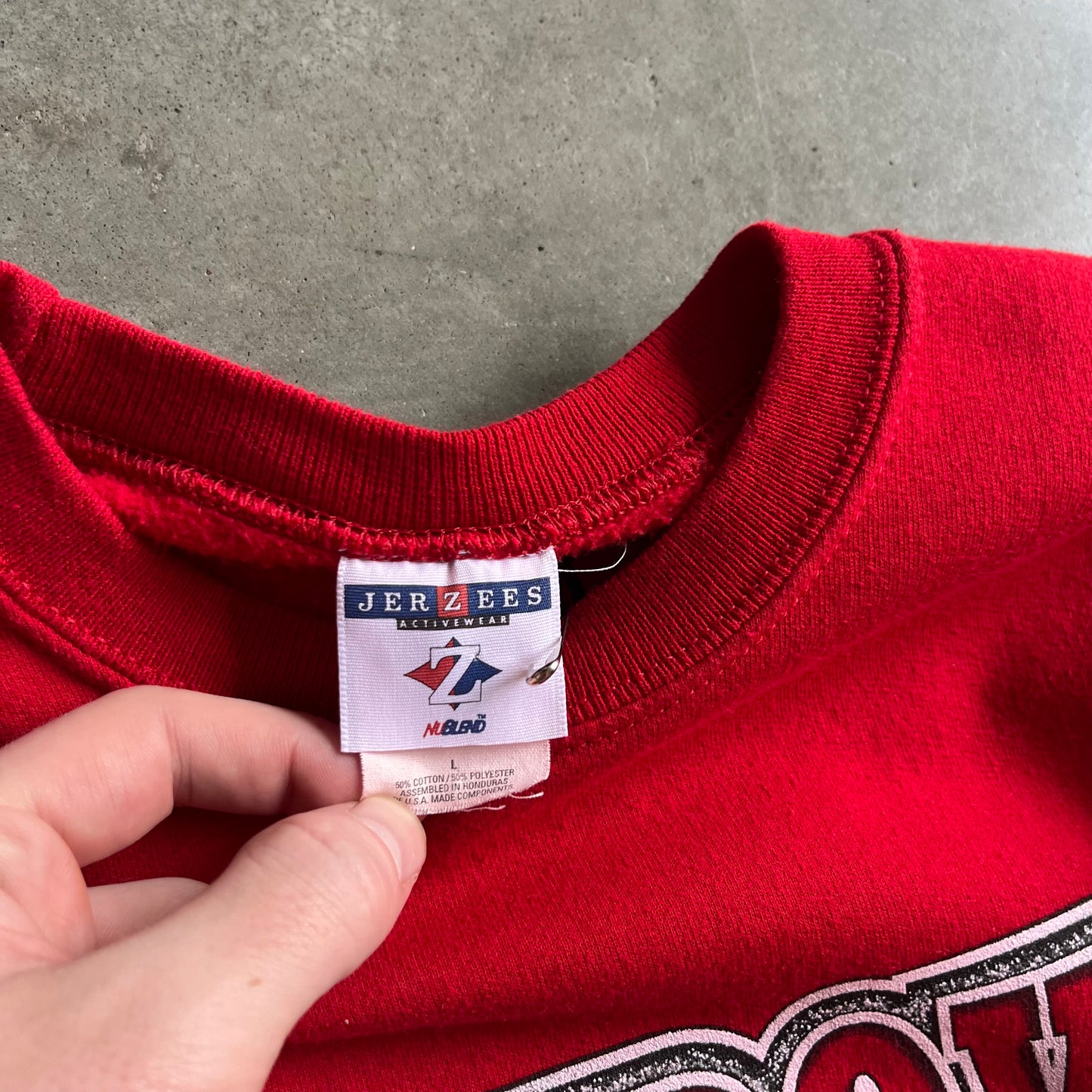 2002 Nebraska Huskers Rose Bowl Red Sweatshirt