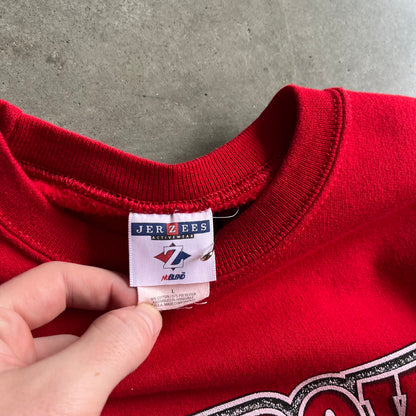 2002 Nebraska Huskers Rose Bowl Red Sweatshirt