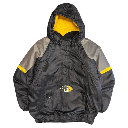 Vintage Starter Iowa Hawkeyes Half Zip Jacket