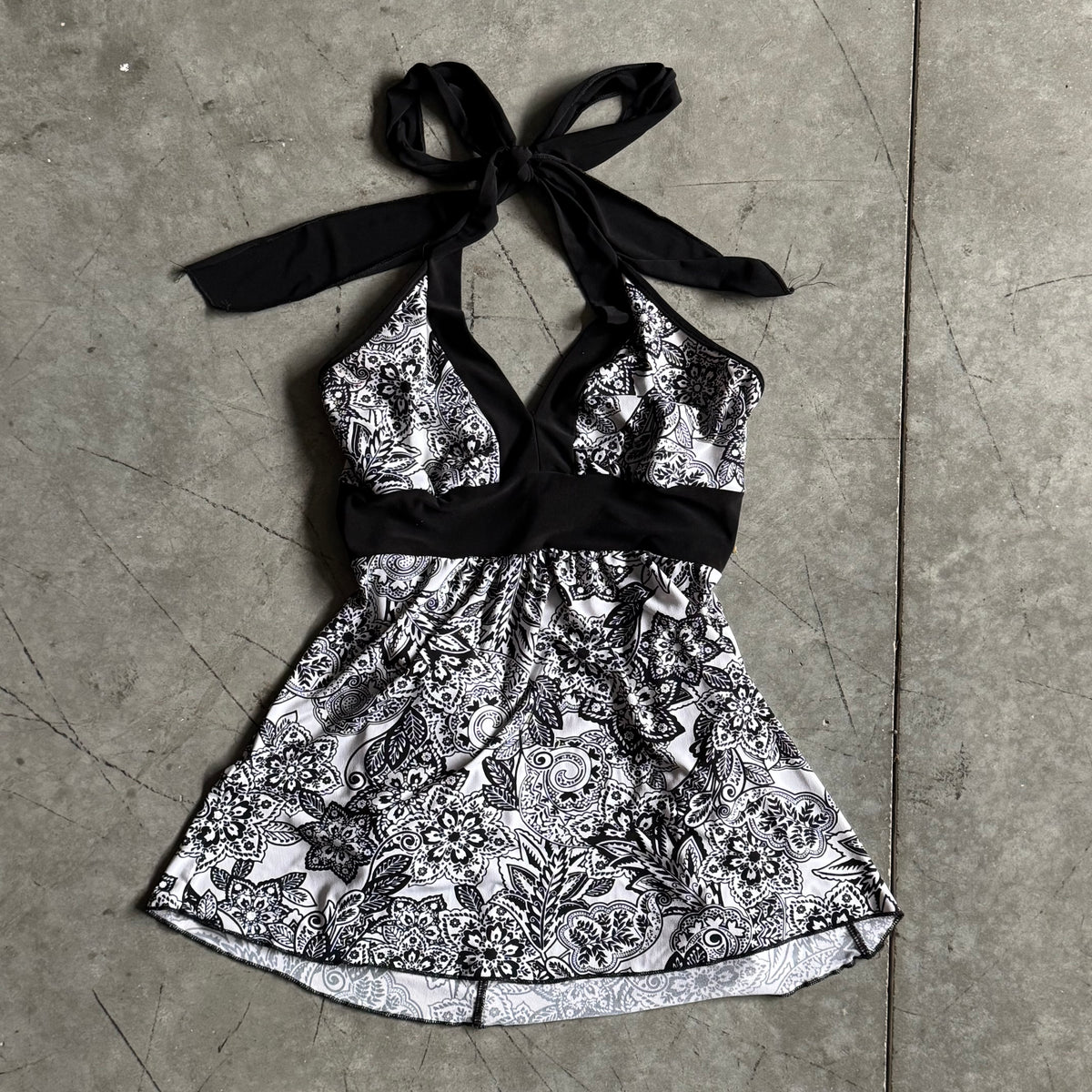 Women’s Y2K Vanity Halter Top Babydoll