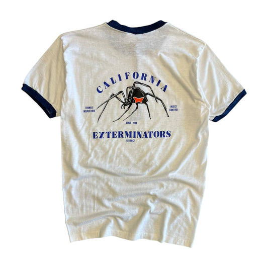 Vintage California Exterminators Ringer T Shirt