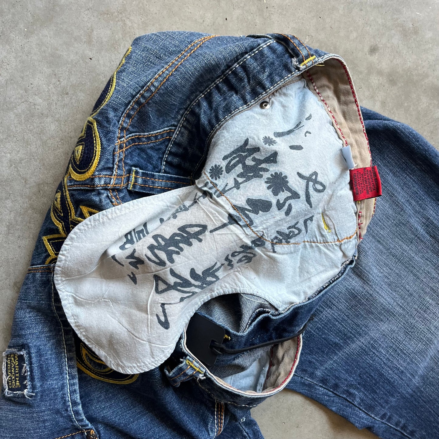 Vintage Marithe Francois Girbaud Kanji Graffiti Baggy Jeans